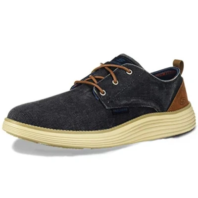 Obrázek Skechers Pánský status 2.0 Pexton Derbys, Navy Canvas