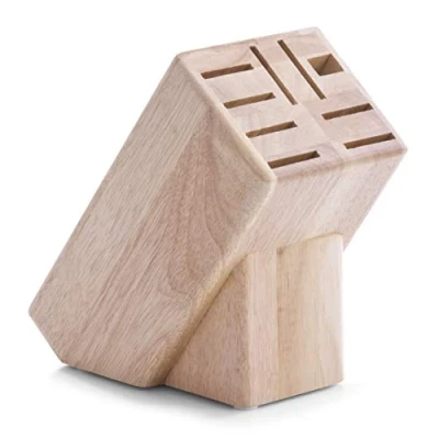Obrázek Zeller 24551 blok na nože, gumový strom, cca 12,5 x 22 25 cm, béžová, malá