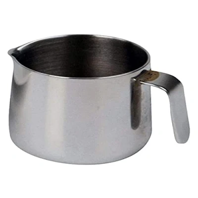 Obrázek Ilsa 0067 W03 Mini konvička na mléko 30 ml ušlechtilá ocel (2 kusy), stříbrná