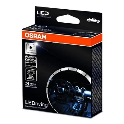 Obrázek Osram LEDriving CANBUS CONTROL UNIT, řídicí jednotka pro zabránění chybovým hlášením, 21 W, 12 V, LEDCBCTRL102, karton (2 jednotky), zlatý