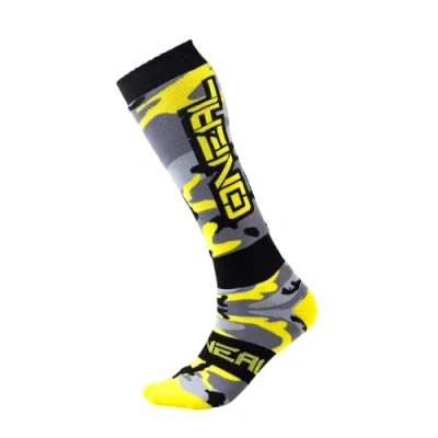 Obrázek O&#039; Neal 2017 Motocross/MTB pánské ponožky pro MX Sock Hunter Černá a žlutá, Jednotná velikost