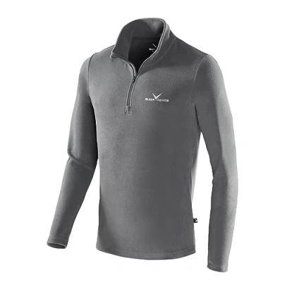 Obrázek Pánský fleecový lyžařský rolák Black Crevice, BCR218531, bílá, l