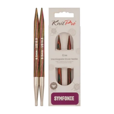 Obrázek KnitPro Symfonie Špičky na pletací jehlice, vyměnitelné, dřevěné