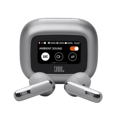 Obrázek JBL sluchátka Live Flex 3, bezdrátová do uší s Bluetooth, výdrž baterie 50 hodin, adaptivní potlačení hluku a zvuk Signature vysokým rozlišením, vodotěsnost IP54, se špunty uší,