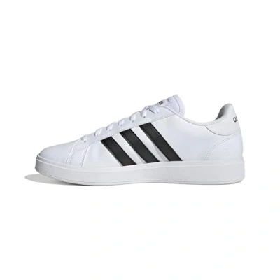 Obrázek adidas Pánské boty Grand Court Base 2. 0 Shoes, Cloud White Core Black White, 44 2/3 EU