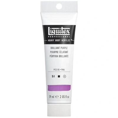 Obrázek Liquitex 1045590 Professional Heavy Body akrylová barva v umělecké kvalitě s vynikající světlostálostí máslové konzistenci, 59 ml tuba briliantově fialová