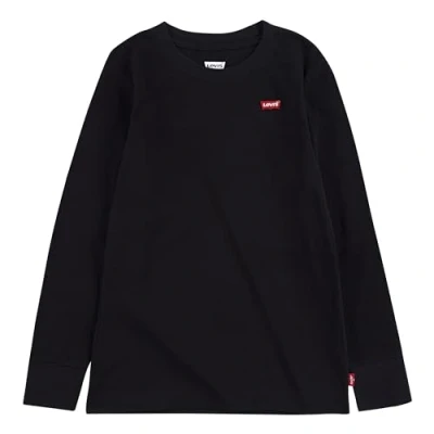 Obrázek Levi&#039;s Kids l/s batwing chesthit tee Jungen Schwarz 6 Jahre