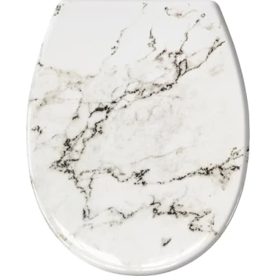Obrázek Kleine Wolke Marble WC sedátko, duroplast, antracit, 37 x 45 5 cm