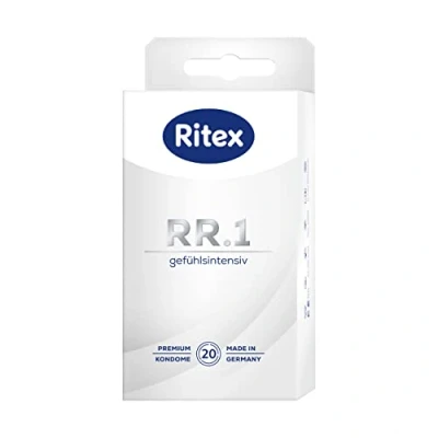 Obrázek Ritex RR.1 kondomy citově náročné pro obzvlášť intenzivní pocit, 20 kusů, Made in Germany (balení 1 ks)