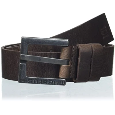 Obrázek G STAR RAW Duko Belt, Hnědá (Dk Brown/Black Metal D04164 3127 8127)