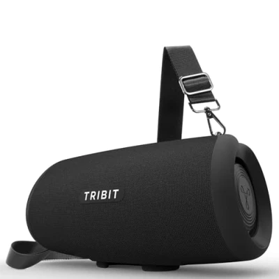 Obrázek Tribit Přenosný Bluetooth reproduktor StormBox Lava, 80W bezdrátový reproduktor, doba hraní 24 h, IP67 vodotěsný, 5.4, EQ, bas, vestavěný mikrofon, TWS pro kempování/pláž/party / outdoor
