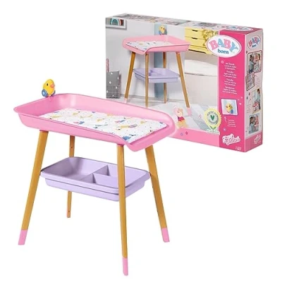 Obrázek BABY born Přebalovací stolek pro panenky s odnímatelným držákem hadříku, 829998 Zapf Creation