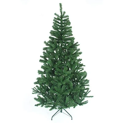 Obrázek SHATCHI Umělý vánoční stromek s kovovým stojanem, 1,2 m, zelený, 230 borovic, 120 cm