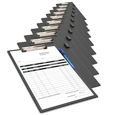 Obrázek Rapesco 1745 Business Pack: 10 upínacích prken, A4+, černá
