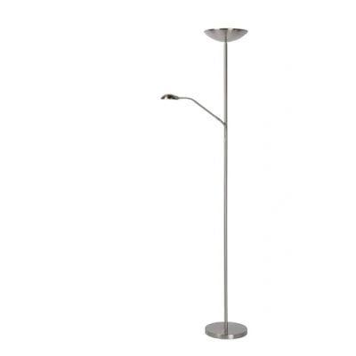 Obrázek LUCIDE ZENITH stojací lampa s lampičkou na čtení LED dim. 3000 K matná chrom