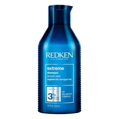 Obrázek Redken Šampon na vlasy pro křehké a poškozené vlasy, proti lámání vlasů, se sójovými proteiny, ceramidy, sepicap arginin, extrémní šampon, 1 x 300 ml