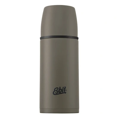 Obrázek Esbit Termoska z ušlechtilé oceli Classic 1000 ml v olivově zelené barvě pro teplé a studené nápoje termoláhev se 2 pohárky