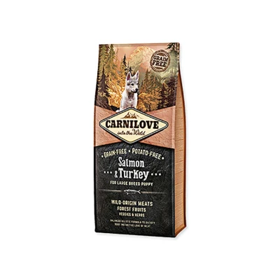 Obrázek CARNILOVE Dog Salmon &amp; Turkey for Large Breed Puppy 12kg