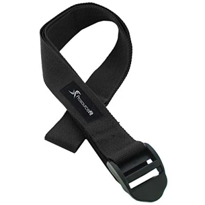Obrázek ProsourceFit Durable Cotton Cinch Buckle Yoga Strap for Stretching, Flexibility &amp; Physical Therapy
