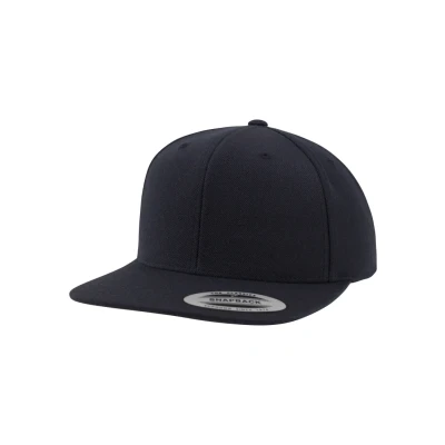 Obrázek Flexfit Unisex Classic Snapback Cap, dámská a pánská čepice, k dostání ve více než 20 barvách, jednotná velikost, Tmavá námořnická / tmavě modrá