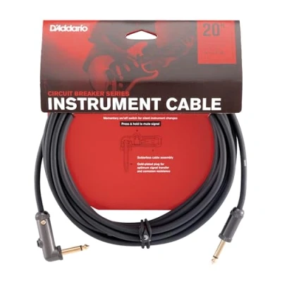 Obrázek Planet Waves PW AGRA 20 Custom Series Cables 6,1 m (20 stop) černý