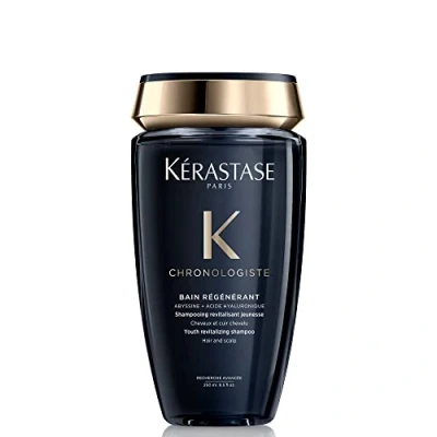 Obrázek Kérastase revitalizující a oživující šampon pro všechny vlasy, vlasová koupel proti známkám stárnutí, Bain Régénérant, chronologista, 250 ml