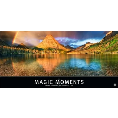 Obrázek Magic Moments Panoramakalender 2025: Großer Foto Wandkalender XL. Landschaften Kalender 2025 mit atemberaubenden Fotos. 68 x 33 cm Querformat. (Edition Alexander von Humboldt Heye)