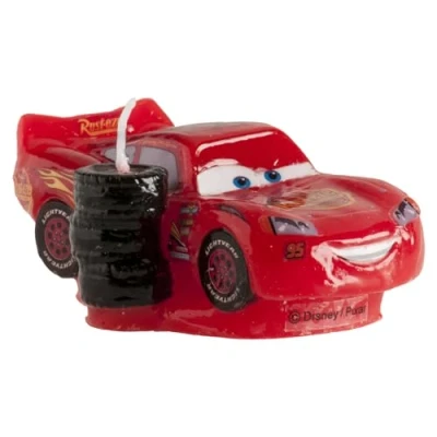Obrázek Dekora Dortová dekorace narozeniny Disney Pixar Cars narozeninová svíčka pro děti 8,5 cm, vícebarevná