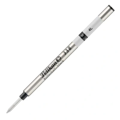 Obrázek Pelikan 922179 náplň pro kuličkové pero (338), tloušťka linky M, 1 kus, černá
