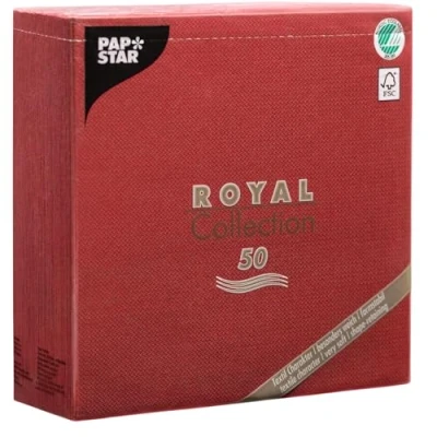 Obrázek Ubrousky 40 x cm „Royal Collection“ (50 ks), uni