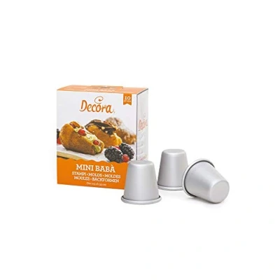 Obrázek Decora 0062961 Formen Baba &#039;, Aluminium, silber, 3 X 2 H 3,5 cm, 1 10er Pack