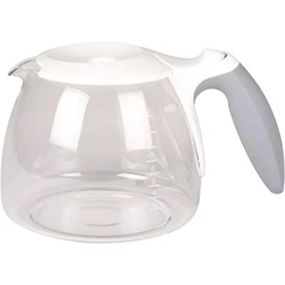 Obrázek Braun AX13210011 plechovka kávovar BRSC011 kfk 500 wh kanne 10 tassen, weiss/grau