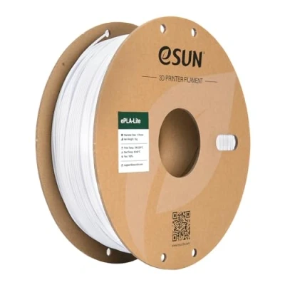 Obrázek eSUN PLA filament 1,75 mm, modifikovaný do 3D tiskárny, přesnost rozměrů +/ 0,03 cívka 1 kg (2,2 LBS) struna pro studená bílá