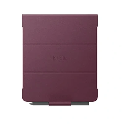 Obrázek Amazon Kindle Scribe Klapphülle mit magnetischer Befestigung schlankes, leichtes Design (nur geeignet für Scribe), Leder, maulbeerblau
