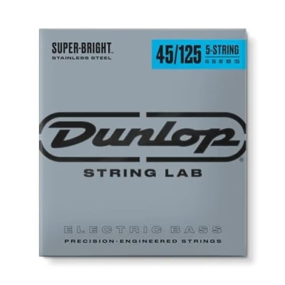 Obrázek Jim Dunlop DBSBS45125 Md 5/ks struny pro basy, velmi světlé, ocel, 5dílná sada strun