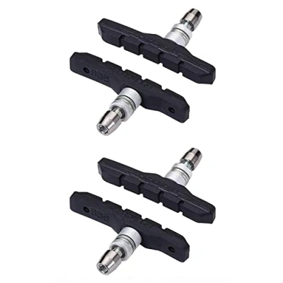 Obrázek BBB Cycling VeeStop Bike brzdové čelisti, kompatibilní s brzdovými systémy, 2 páry (4 celkem), BBS 04, černá, standard