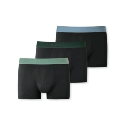 Obrázek Schiesser 3 PACK Široké boxerky, Muži, Velikost: XXL, All black