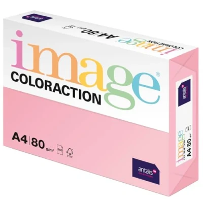 Obrázek Image Coloraction Tropic barevný papír do kopírky DIN A4, 210 x 297 mm, 80 g/m² barevný, bezdřevý tiskárny 500 listů světle růžový