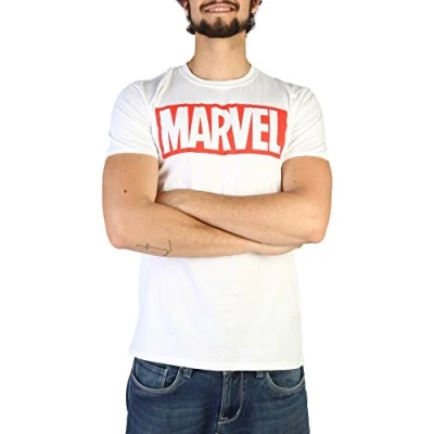Obrázek MARVEL Pánské tričko Core Logo, bílá