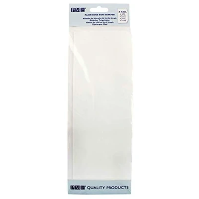 Obrázek PME Uni Rand Kunststoff Seite Schaber, Plastik, weiß, 25.4 x 9.3 0.2 cm