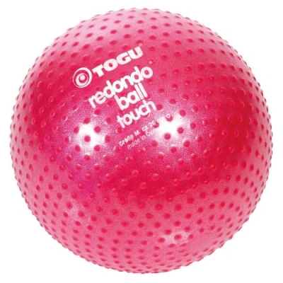Obrázek TOGU 493200 Redondo Ball Touch 26 cm gymnastický míč na pilates, rubínově červený,