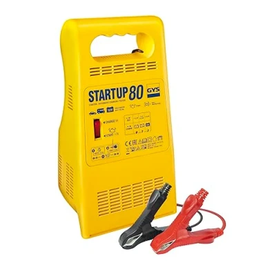 Obrázek GYS Autobaterie, nabíječka do auta, nabíjení baterie startování a 12 V ve vestavěném stavu, start up 80