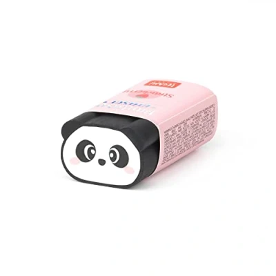 Obrázek Legami GP0004 vonná guma, Panda Pantastic, 1,7 x 5 cm, vůně jahody, guma pro měkké gumování, čisté a přesné