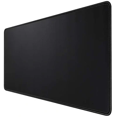 Obrázek HIHUHEN Gaming Mauspad für Schreibtisch, Büro, groß, 800 x 400 3 mm, Komfortables mit glatter Stoffoberfläche verbesserte Präzision und Geschwindigkeit (80x40 Black)