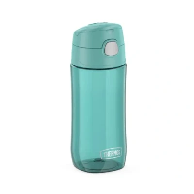 Obrázek Thermos kids FUNTAINER TRITAN BOTTLE, ocean teal, dětská láhev na pití z tritanu, lehká láhev, absolutně těsná
