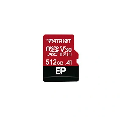 Obrázek Patriot 512GB A1 V30 Micro SD karta pro Android telefony a tablety, 4K video nahrávání