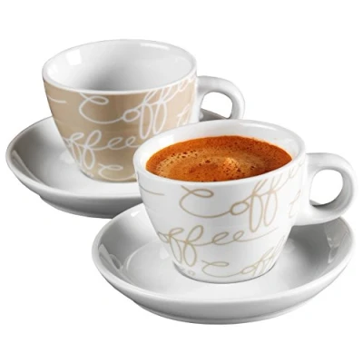 Obrázek Ritzenhoff &amp; Breker Sada na espresso Cornello, krémová, 80 ml, 2 kusy (1 balení)