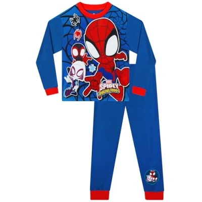 Obrázek Marvel Spiderman pyžamo Spidey a jeho super přátelé chlapecké pyžama pro chlapce, modrá