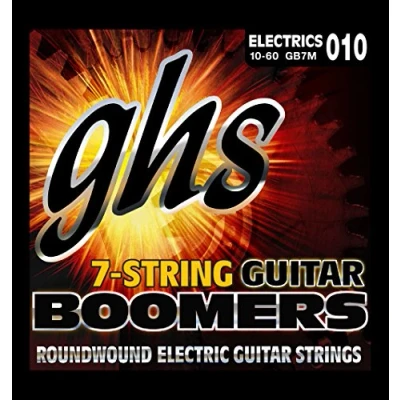 Obrázek GHS Guitar Boomers GB7M Electric String Set, 7 String, Medium, .010 .060