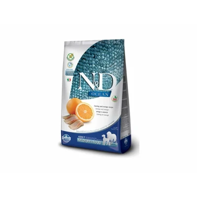 Obrázek N&amp;D Grain Free Ocean Cat Adult Herring &amp; Orange 1,5kg